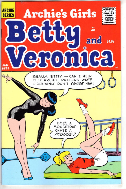 ARCHIE COMIC PUBLICATIONS NEW THIS WEEK ARCHIE FACSIMILE #8 BETTY AND VERONICA #40 CVR A HARRY LUCEY