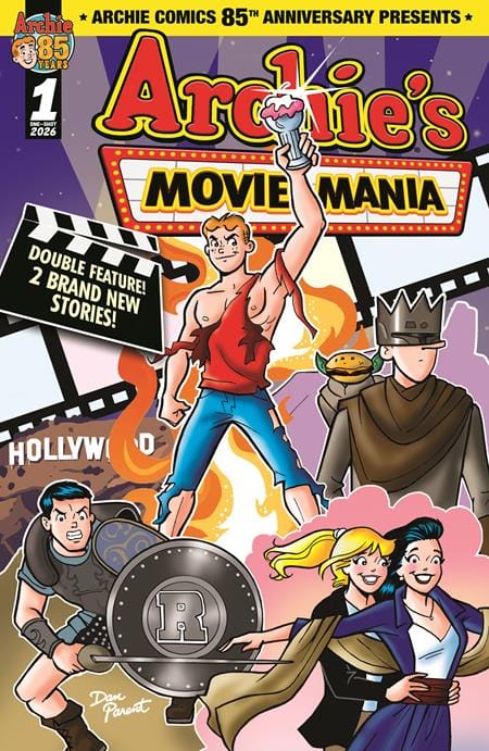 Archie Comics Publications NEW THIS WEEK ARCHIE COMICS 85TH ANNIVERSARY PRESENTS ARCHIES MOVIE MANIA #1 (ONE SHOT) CVR A DAN PARENT (VF/NM)
