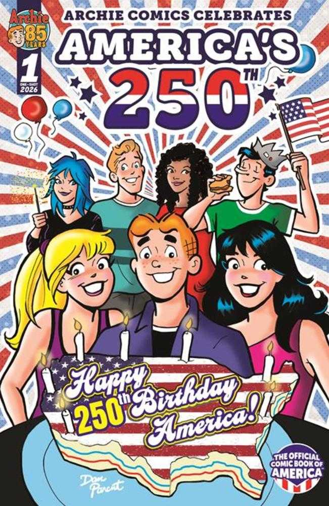 Archie Comics Publications NEW THIS WEEK Archie Comics Celebrates Americas 250 Th (One Shot) Cover A Dan Parent