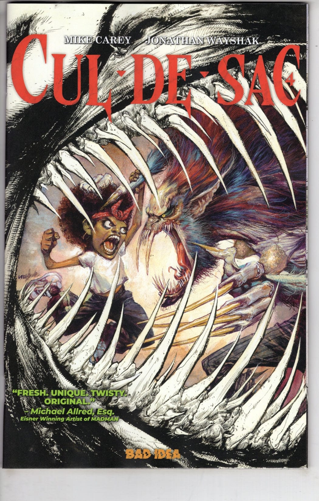 BAD IDEA NEW THIS WEEK CUL DE SAC #4 CVR A
