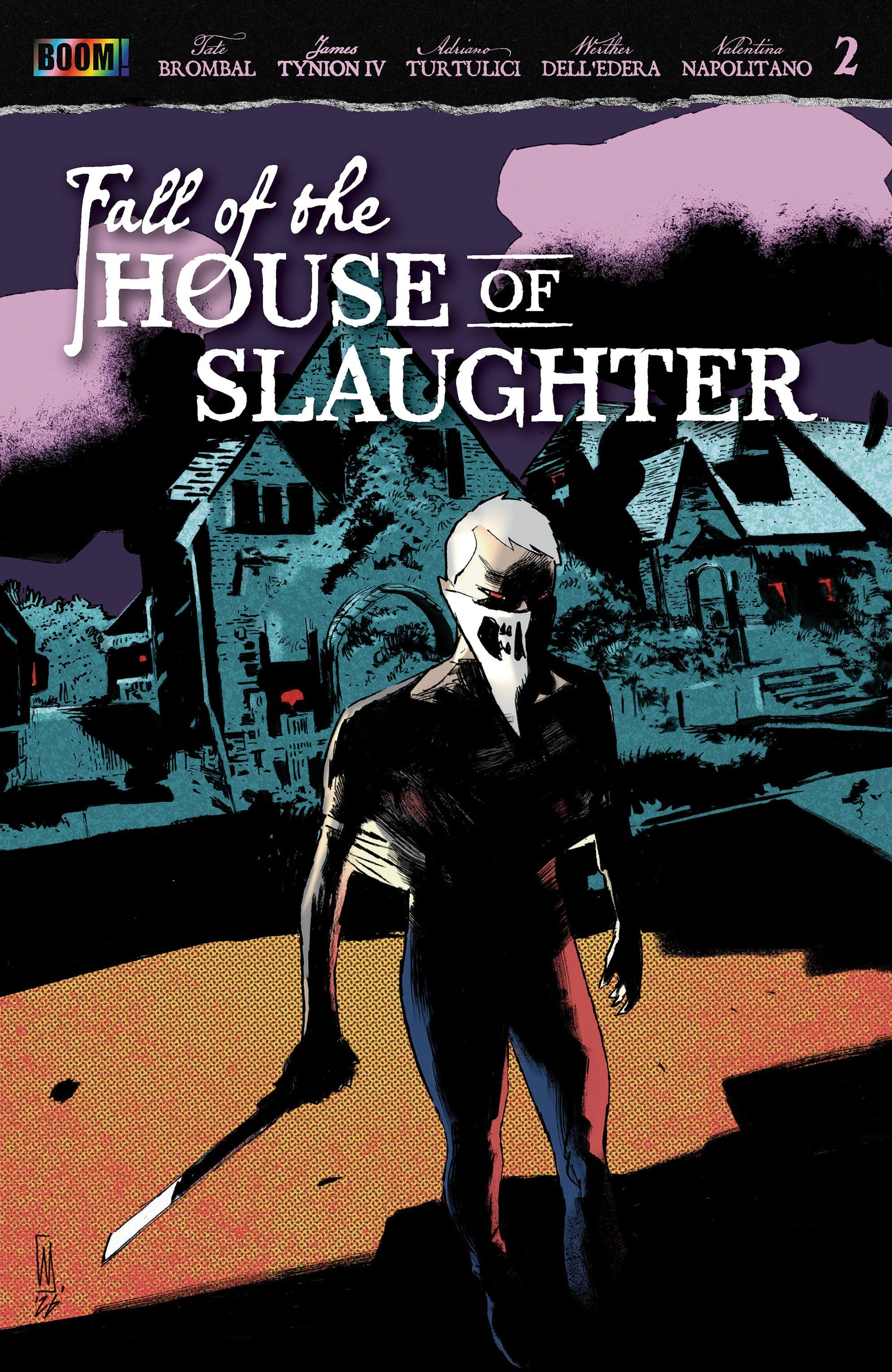 Boom Entertainment NEW THIS WEEK Fall of the House of Slaughter #2 B Main (Dressed, Dell'Edera) (VF/NM)