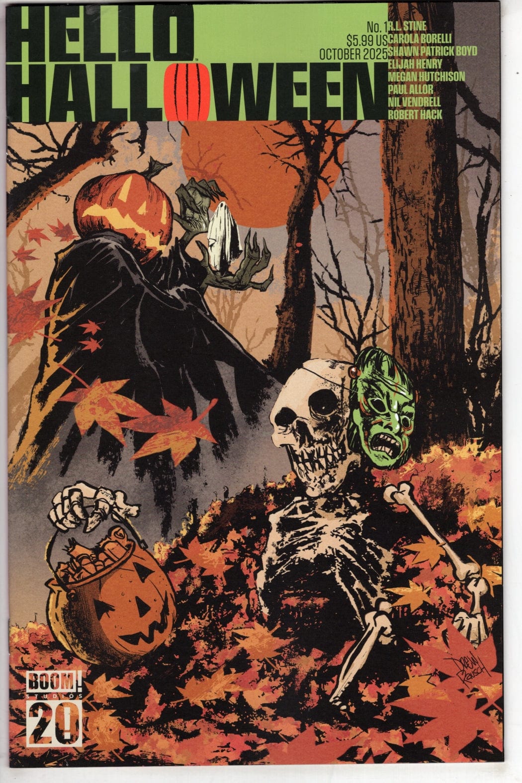 Boom Entertainment NEW THIS WEEK Hello Halloween #1 B Variant (Dressed  Rausch)