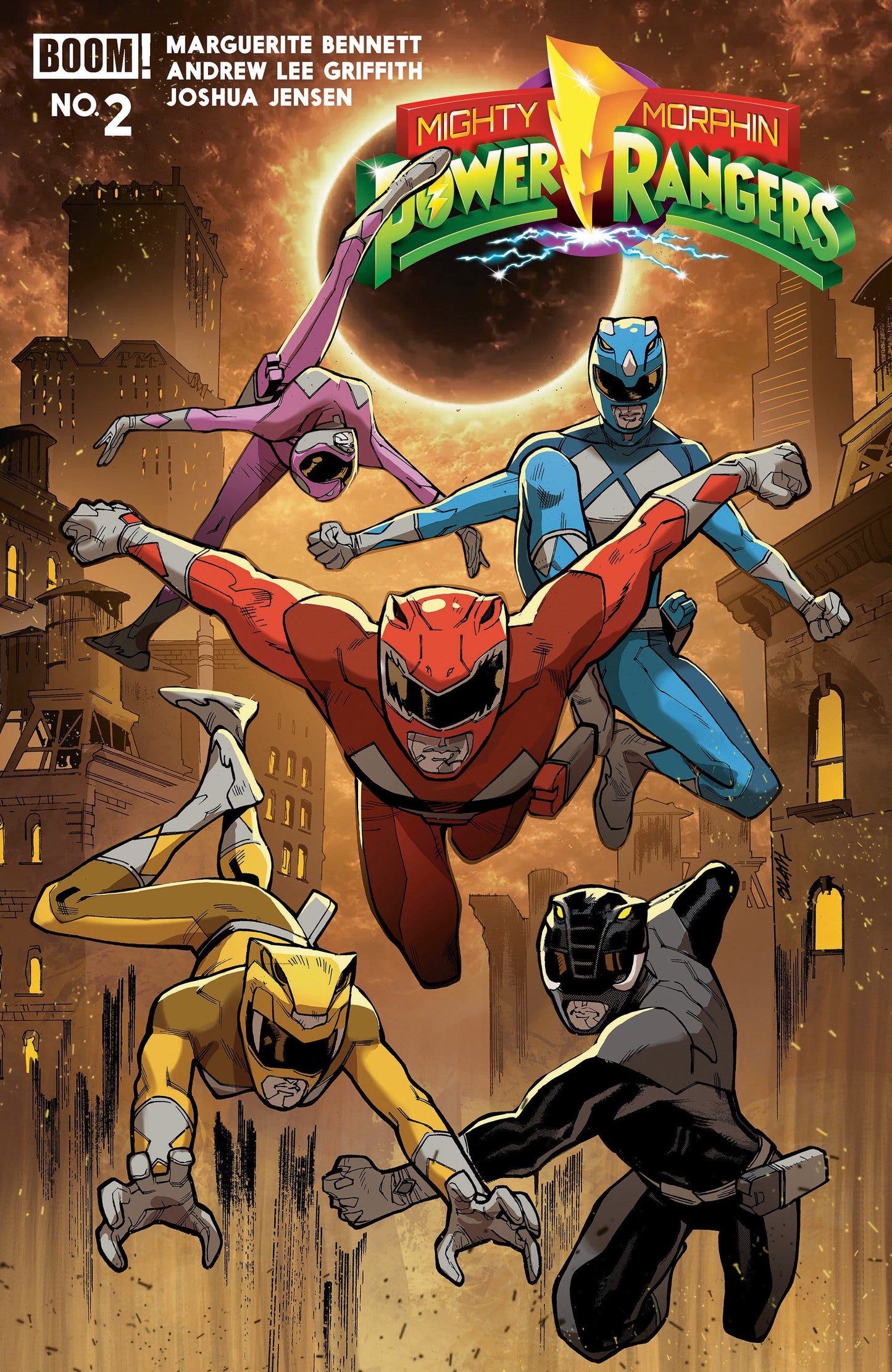 Boom Entertainment NEW THIS WEEK Mighty Morphin Power Rangers (2026) #2 A Main (Dressed, Balám) (VF/NM)