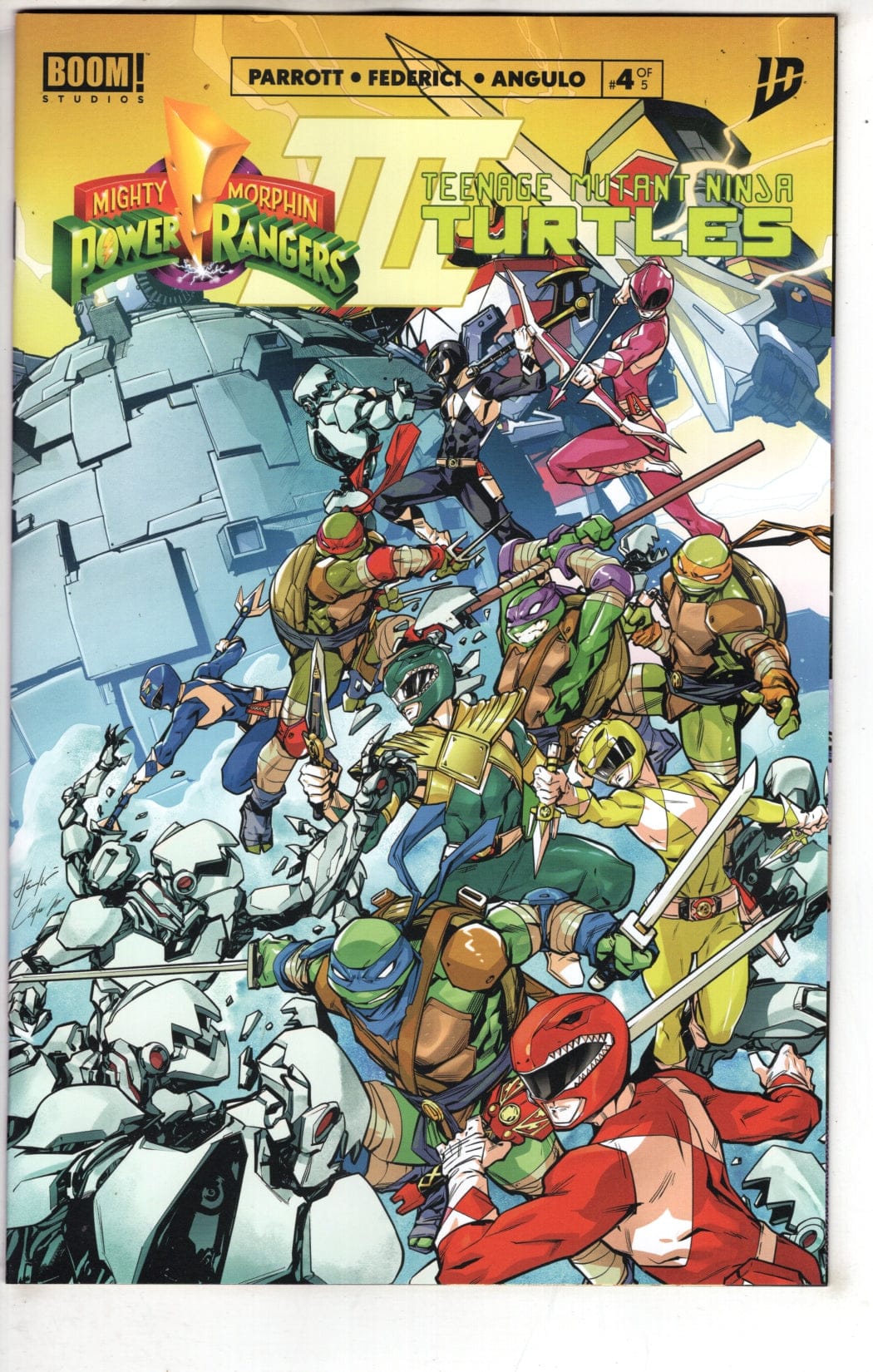 Boom Entertainment NEW THIS WEEK Mighty Morphin Power Rangers/Teenage Mutant Ninja Turtles III #4 CVR B (VF/NM)