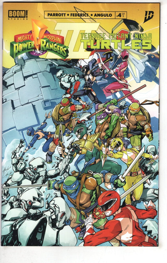 Boom Entertainment NEW THIS WEEK Mighty Morphin Power Rangers/Teenage Mutant Ninja Turtles III #4 CVR B (VF/NM)