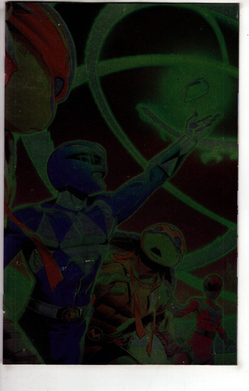 Boom Entertainment NEW THIS WEEK Mighty Morphin Power Rangers/Teenage Mutant Ninja Turtles III #4 D Variant (Full Art  Foil, Zonno) (VF/NM)