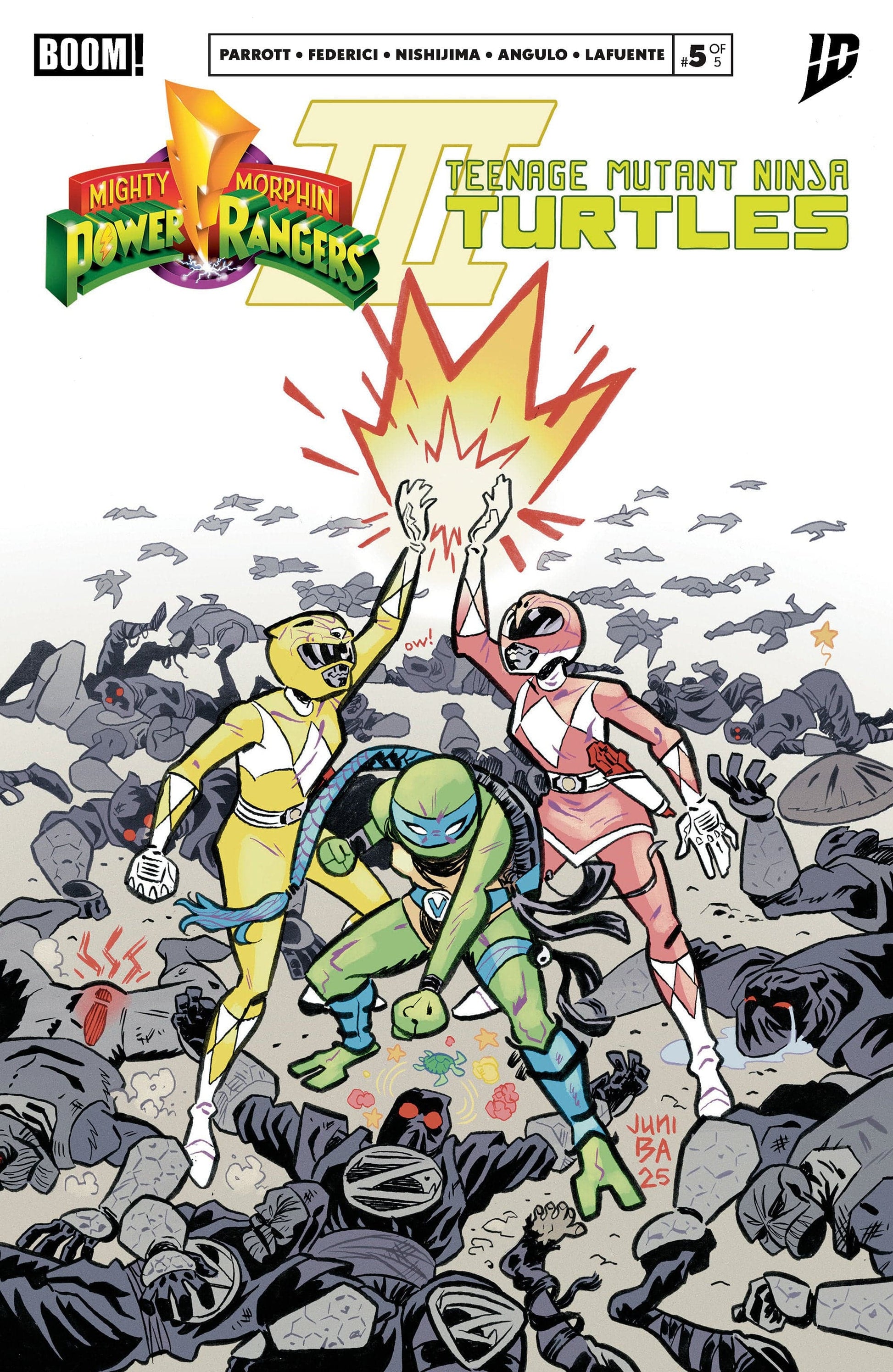 Boom Entertainment NEW THIS WEEK Mighty Morphin Power Rangers/Teenage Mutant Ninja Turtles III #5 CVR B (VF/NM)
