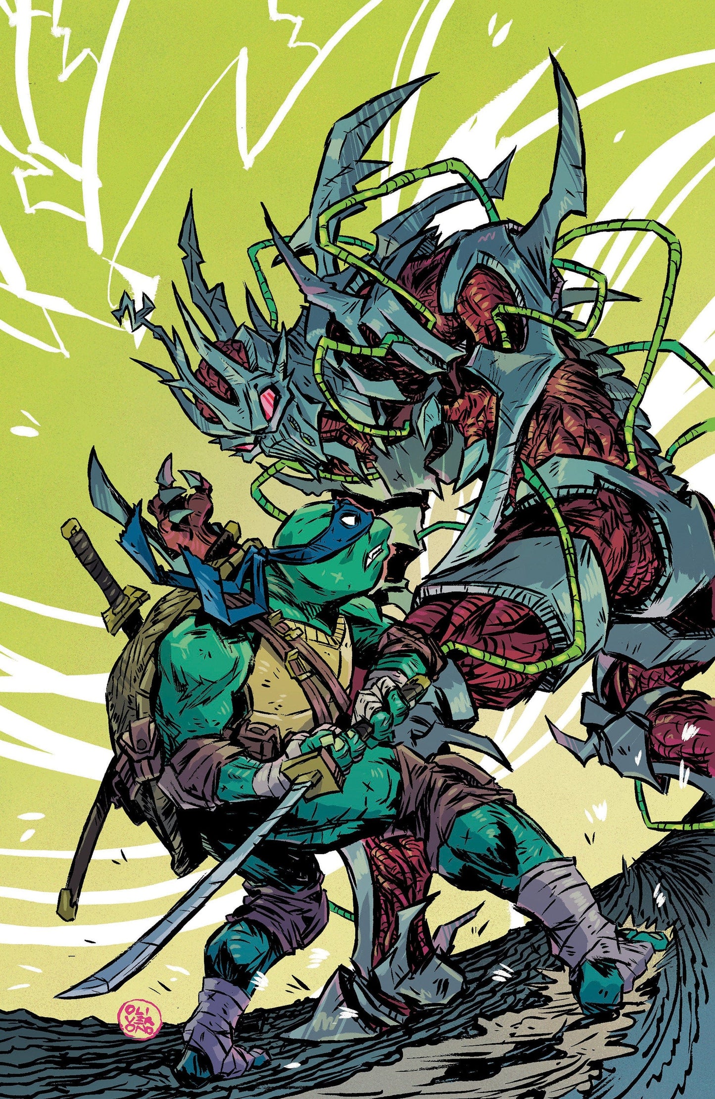 Boom Entertainment NEW THIS WEEK Mighty Morphin Power Rangers/Teenage Mutant Ninja Turtles III #5 D 1:5 INCV (Full Art, Ono) (VF/NM)