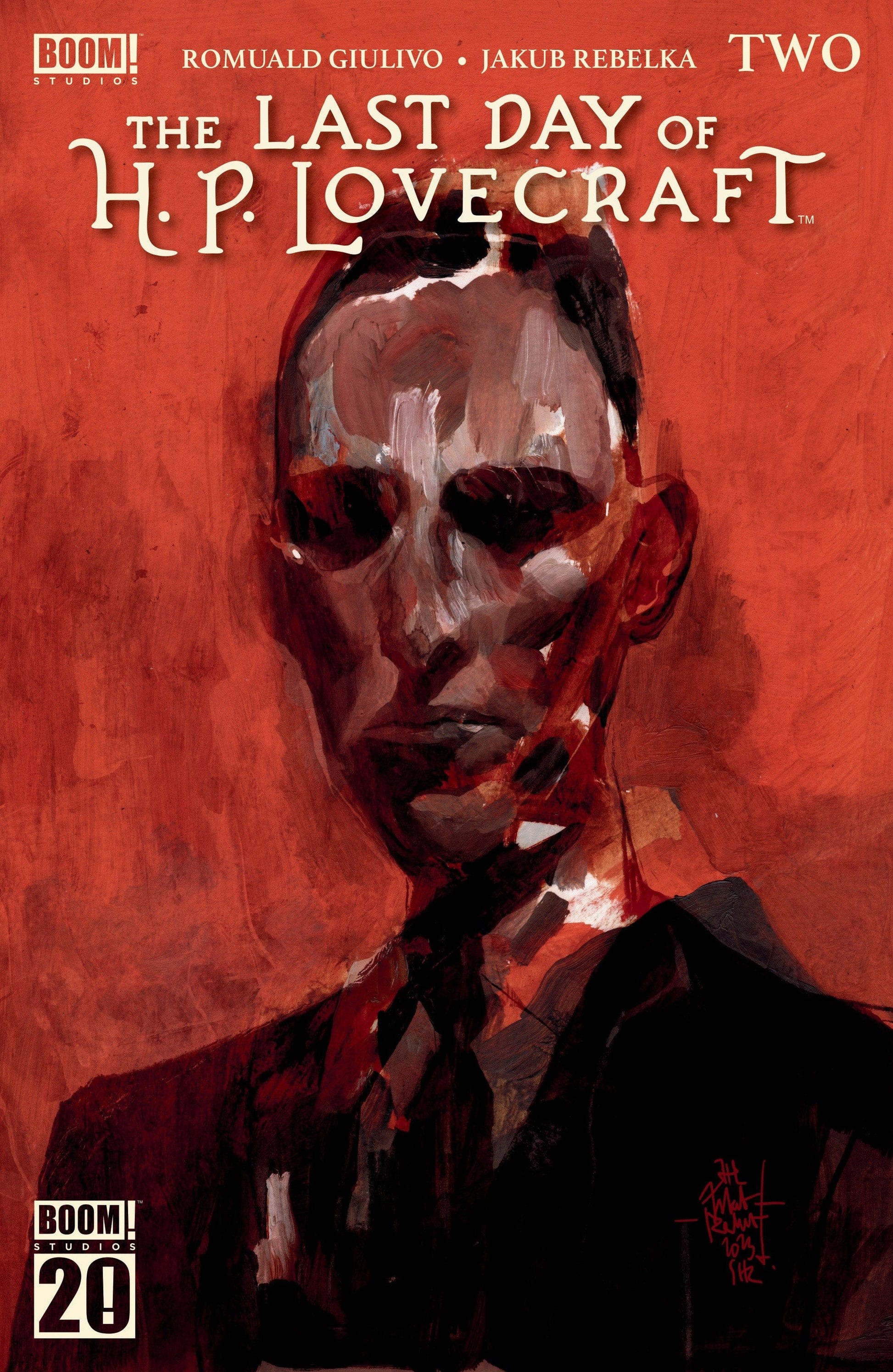 Boom Entertainment NEW THIS WEEK The Last Day of H.P. Lovecraft #2 A Main (Dressed  Rebelka)