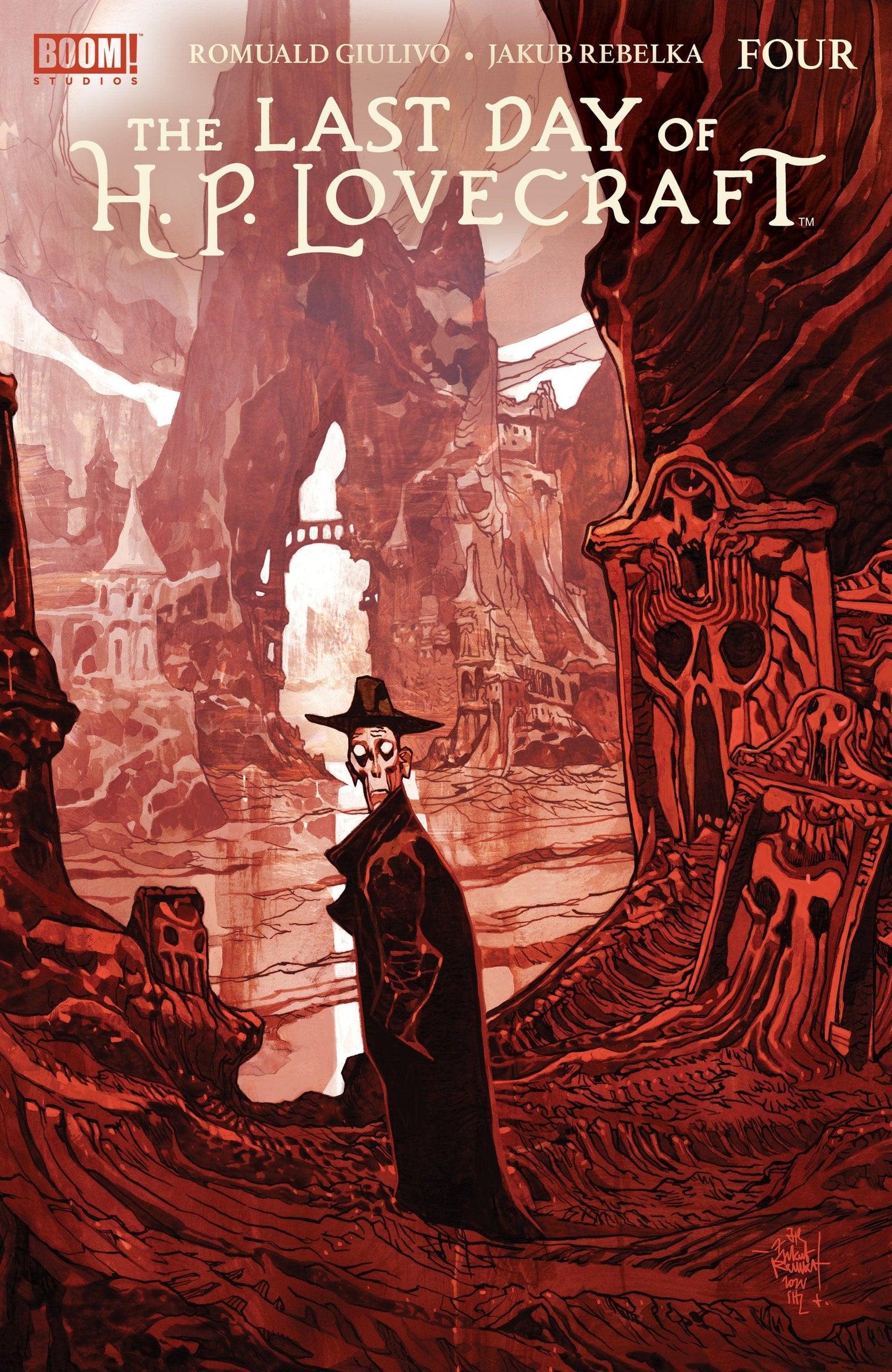 Boom Entertainment NEW THIS WEEK The Last Day of H.P. Lovecraft #4 A Main (Dressed, Rebelka) (VF/NM)