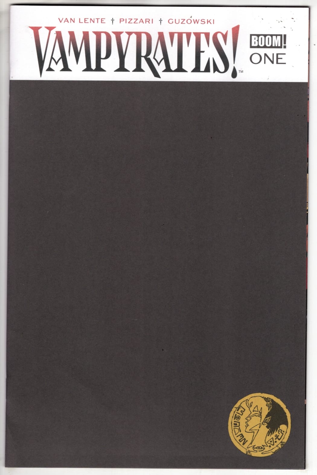 Boom Entertainment NEW THIS WEEK Vampyrates! #1 E Black Blank Sketch Variant (VF/NM)