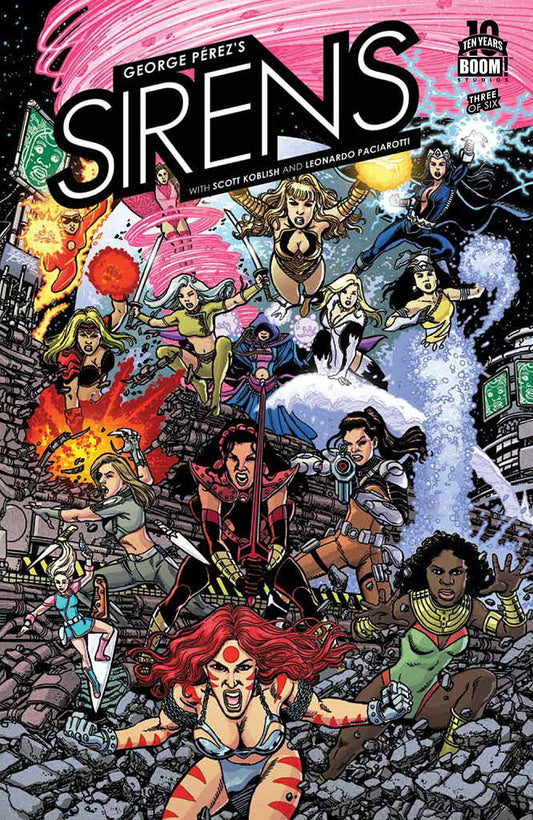 Boom! Studios COMIC BOOK George Perez's Sirens #3 (VF/NM)