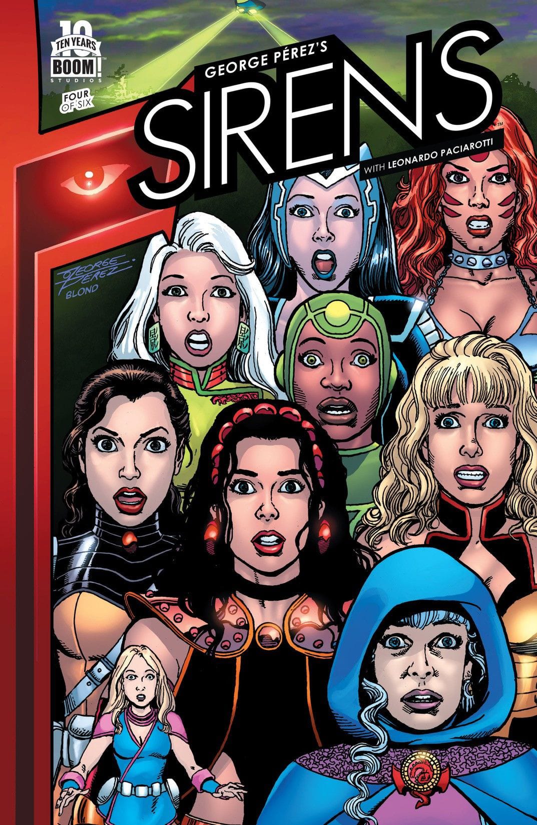 Boom! Studios COMIC BOOK George Perez's Sirens #4 (VF/NM)