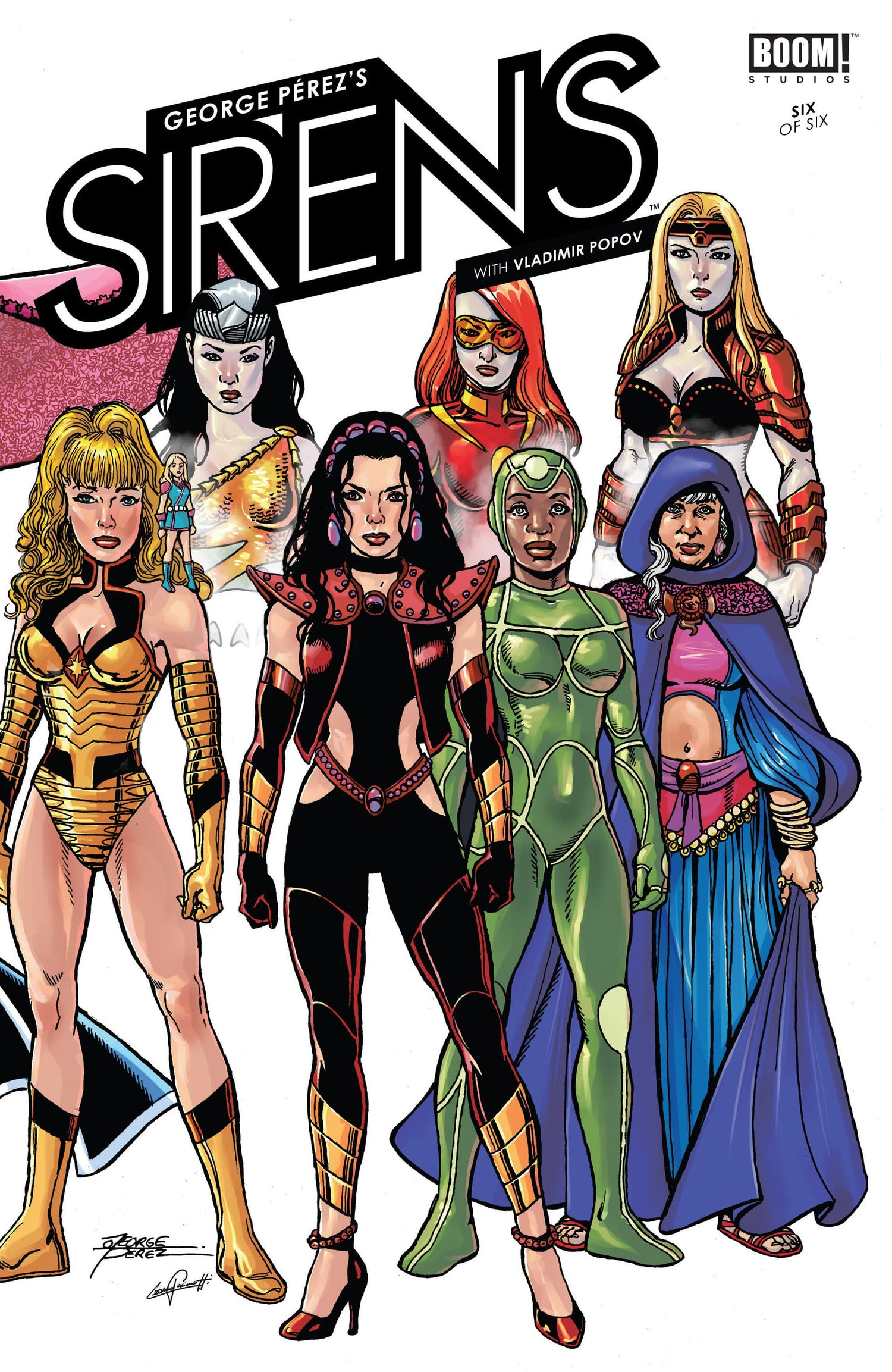 Boom! Studios COMIC BOOK George Perez's Sirens #6 (VF/NM)