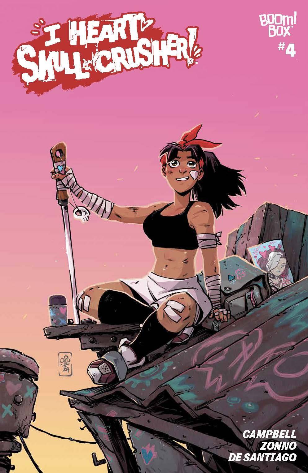 BOOM! STUDIOS COMIC BOOK I HEART SKULL-CRUSHER #4 (OF 5) CVR B DIALYNAS (VF/NM)