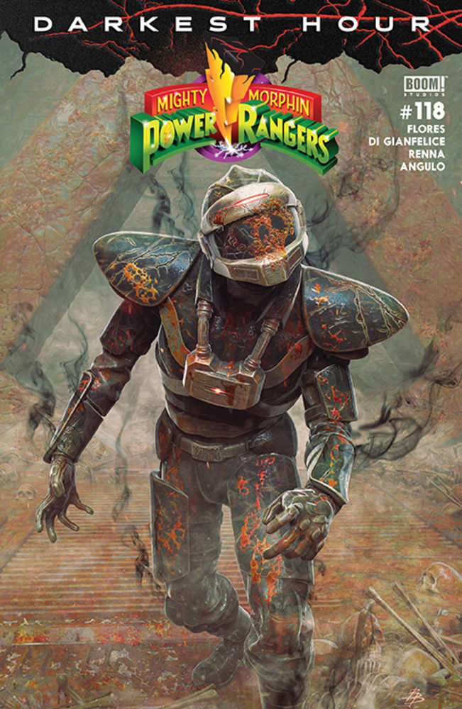 BOOM! STUDIOS COMIC BOOK Mighty Morphin Power Rangers #118 Cover B Dark Grid Variant Barend