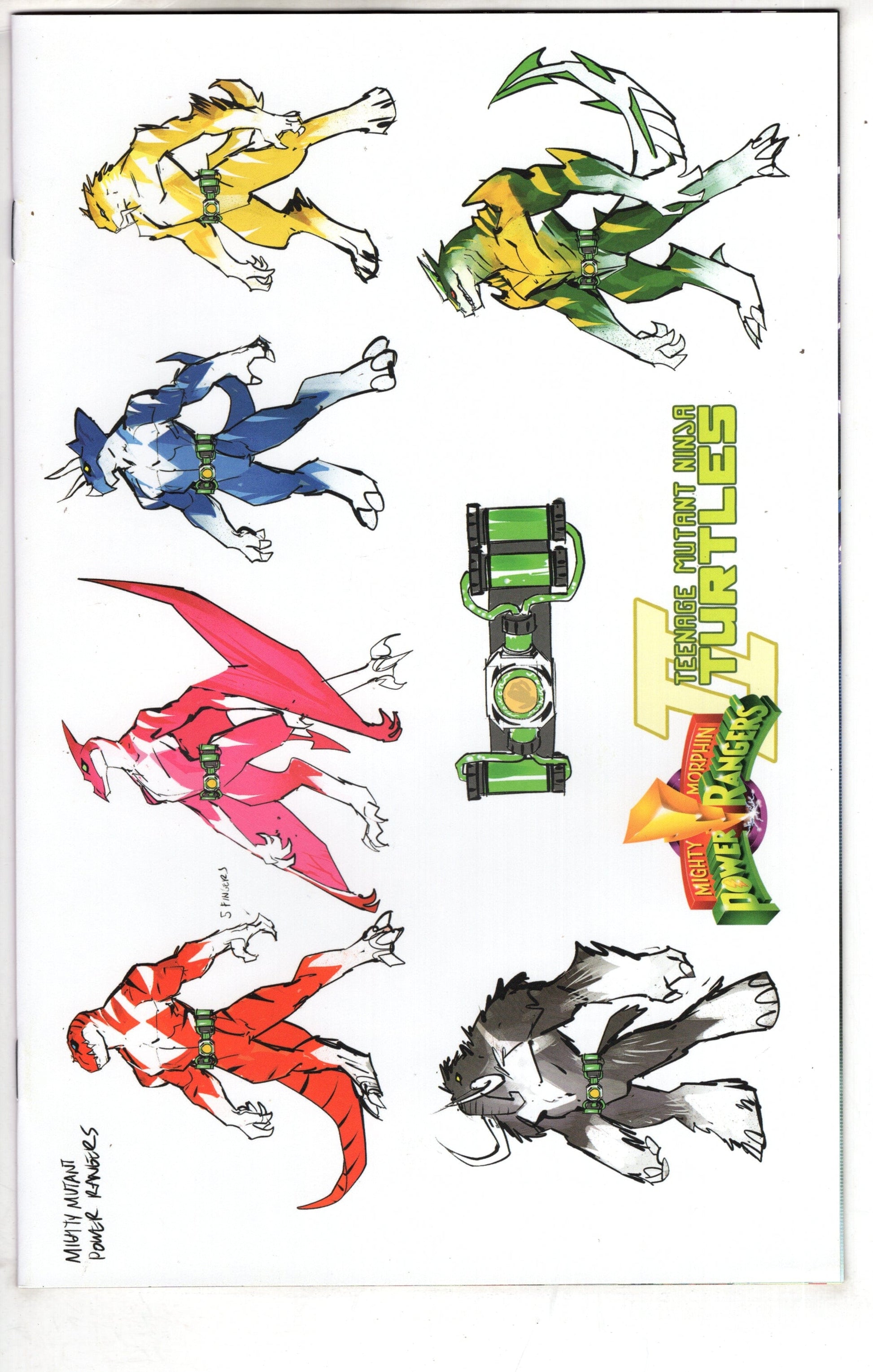 BOOM! STUDIOS COMIC BOOK Mighty Morphin Power Rangers / Teenage Mutant Ninja Turtles II #5 BOOM! Direct Reserve Exclusive
