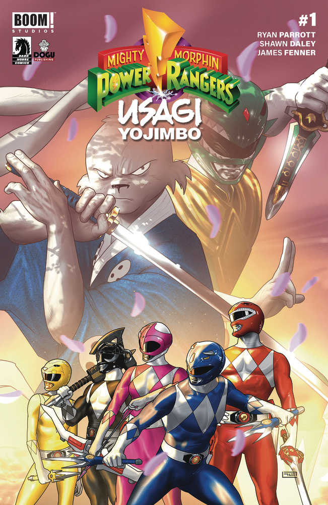 BOOM! STUDIOS COMIC BOOK Mighty Morphin Power Rangers Usagi Yojimbo #1 Cover A Clarke (