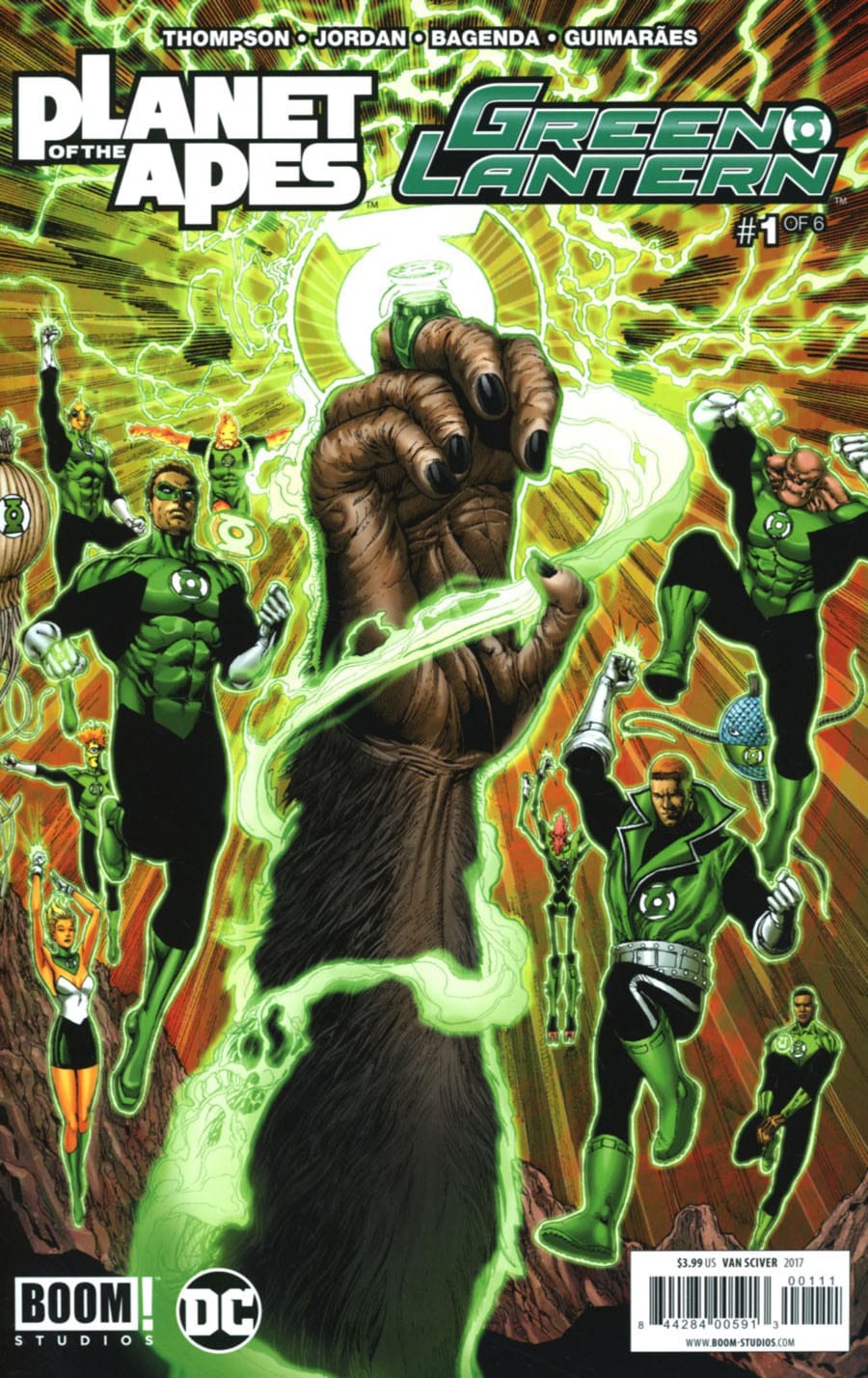 Boom! Studios COMIC BOOK Planet of the Apes/Green Lantern #1 - CVR A (VF/NM)