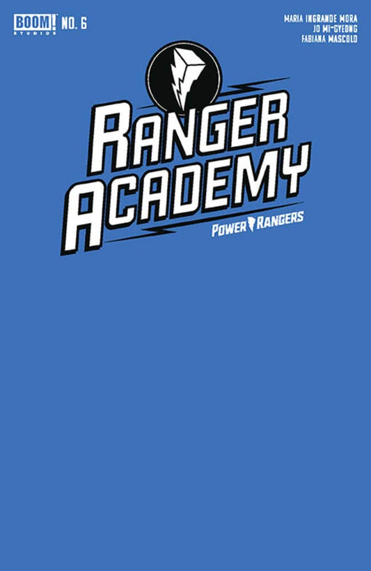 BOOM! STUDIOS COMIC BOOK Ranger Academy #6 Cover B Blue Blank Sketch Variant (VF/NM)