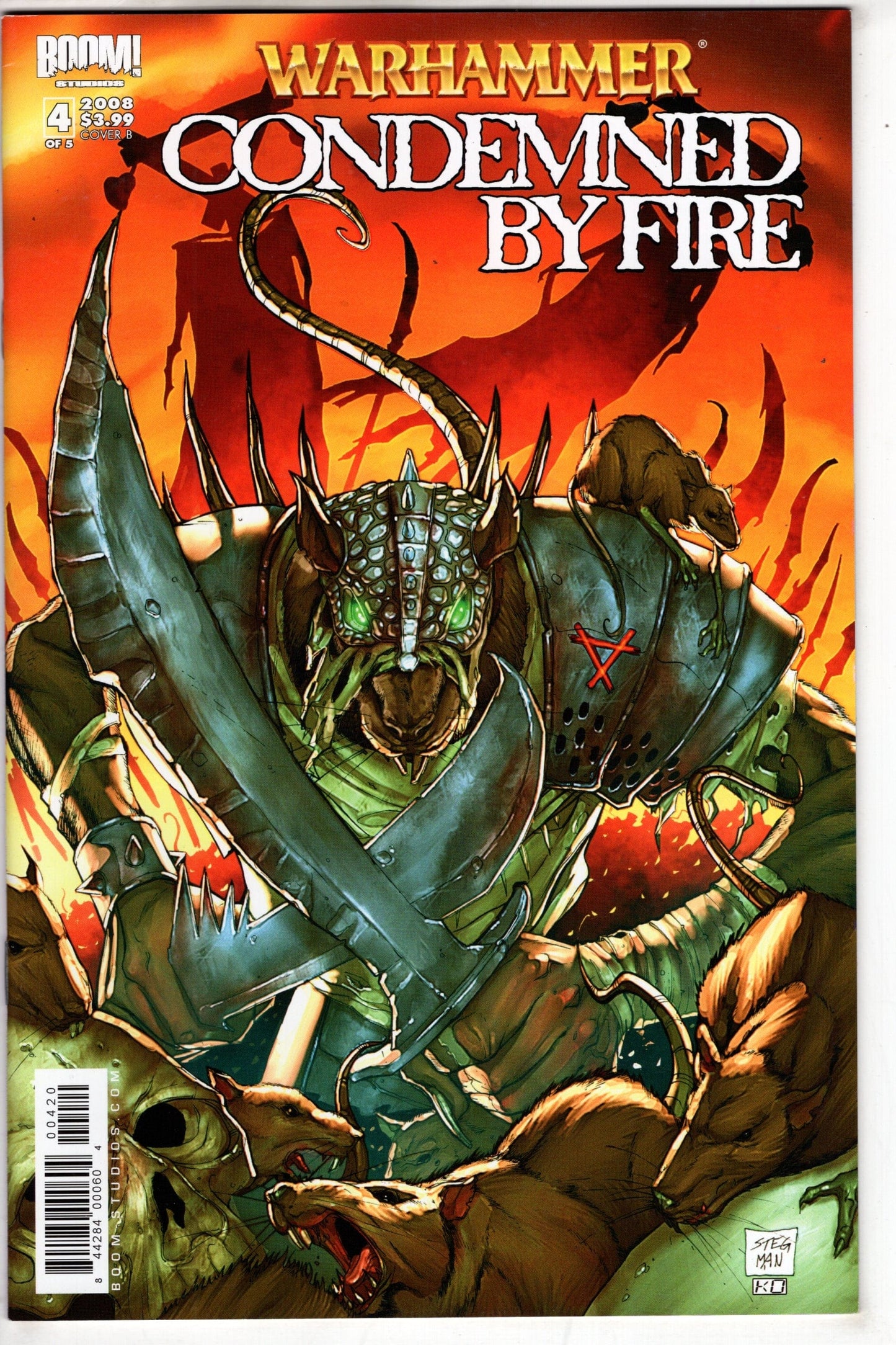 BOOM! STUDIOS Comics WARHAMMER CONDEMNED BY FIRE #4 (OF 5) CVR B