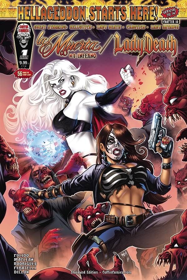 COFFIN COMICS COMIC BOOK LA MUERTA LADY DEATH INFERNO #1 CVR A STANDARD ED (MR)