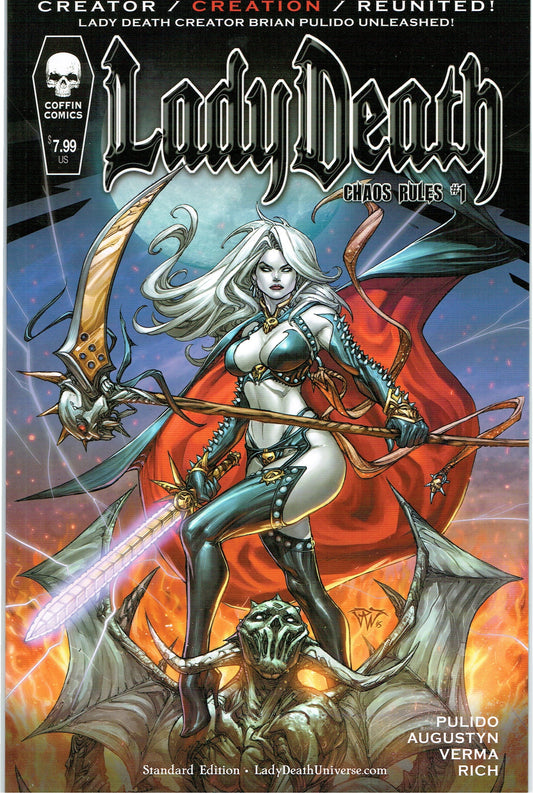 Coffin Comics COMIC BOOK Lady Death: Chaos Rules #1 - CVR A (VF/NM)