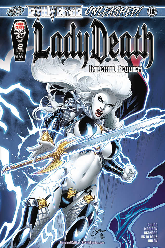 COFFIN COMICS COMIC BOOK Lady Death Imperial Requiem #2 (Of 2) Cover A Bernard Standard