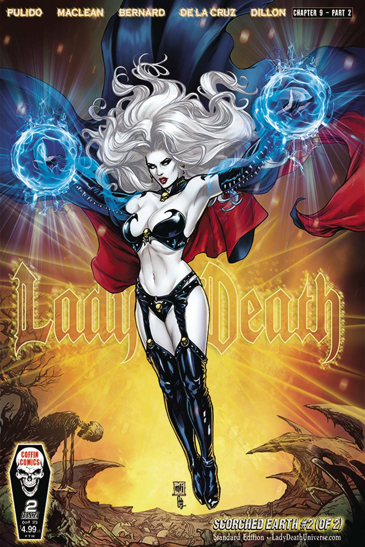 Coffin Comics COMIC BOOK Lady Death: Scorched Earth #2 - CVR A SIGNED (VF/NM)