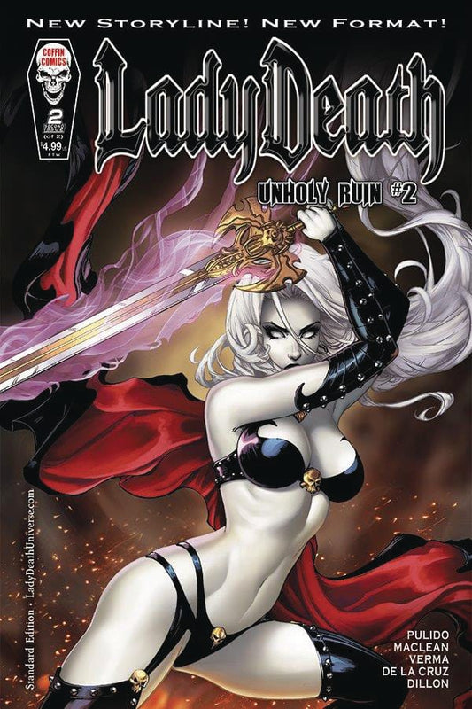 Coffin Comics COMIC BOOK Lady Death: Unholy Ruin #2 - CVR A (VF/NM)