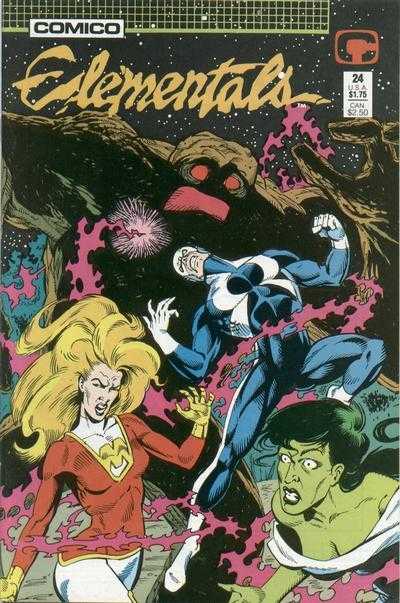 Comico COMIC BOOK Elementals #24 (FN/VF)