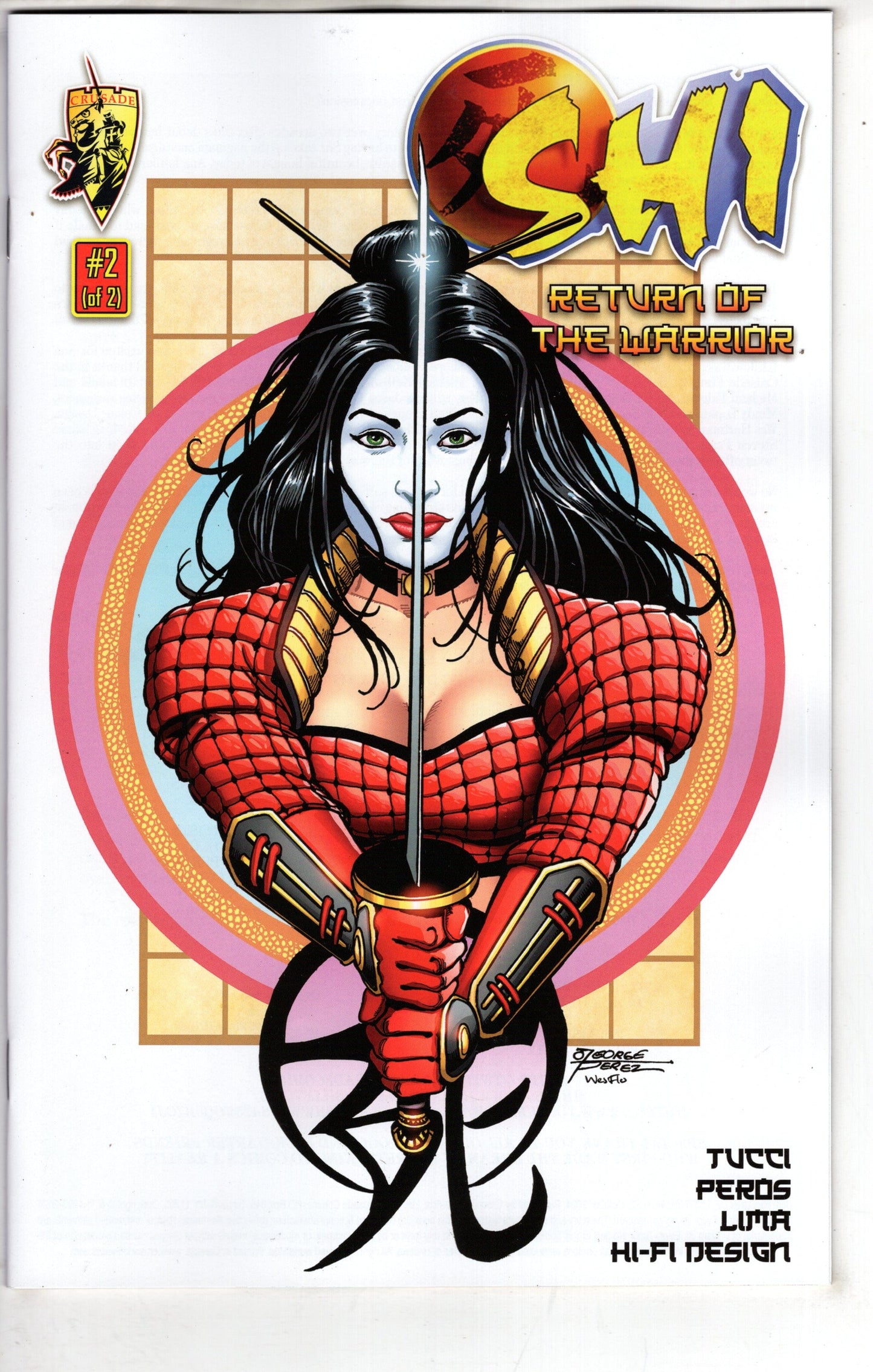 CRUSADE COMICS COMIC BOOK Shi Return Of The Warrior #2 (Of 2) Cover A George Perez (Mature) Comic Book