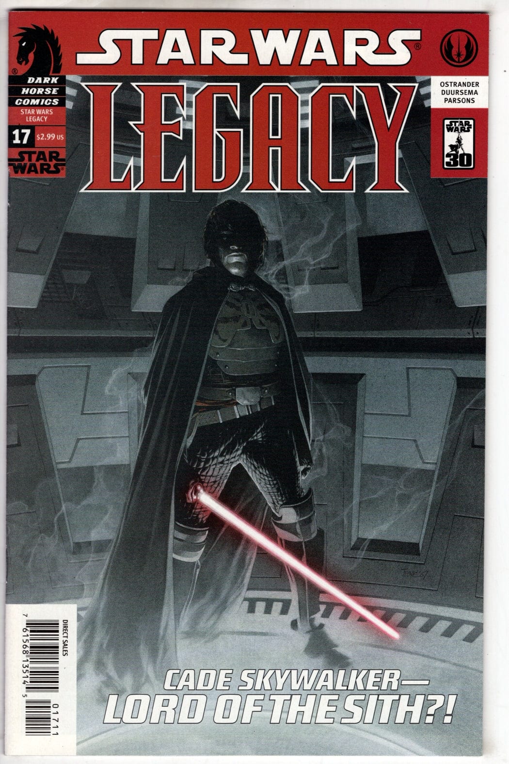 DARK HORSE COMIC BOOK STAR WARS LEGACY #17