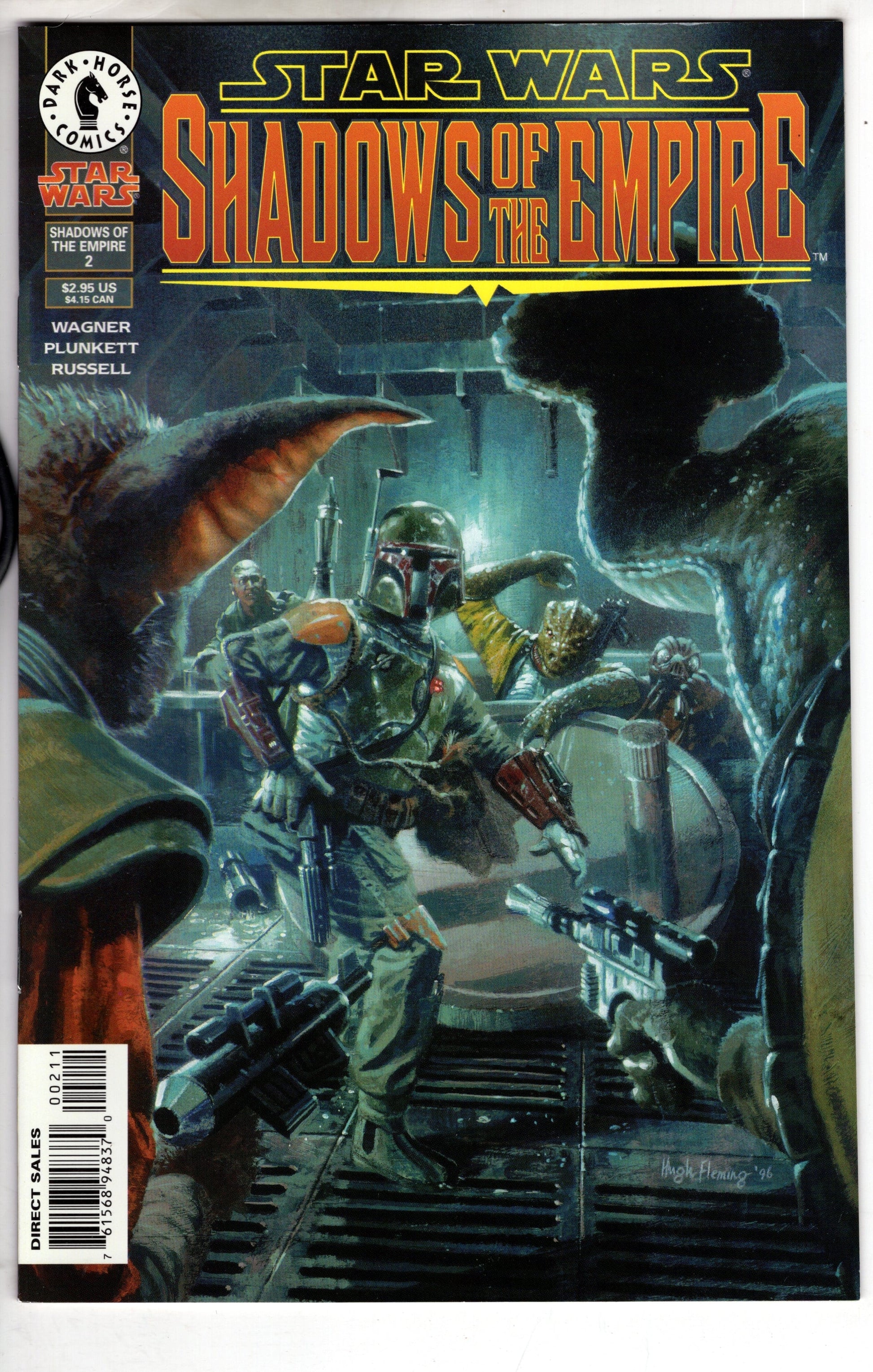 Dark Horse COMIC BOOK Star Wars: Shadows of the Empire (1996 series) #2 [Direct Sales]