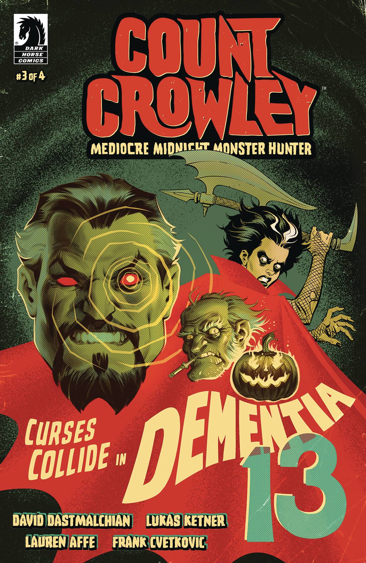 DARK HORSE COMICS COMIC BOOK COUNT CROWLEY MEDIOCRE MIDNIGHT MONSTER HUNTER #3 CVR A KETN