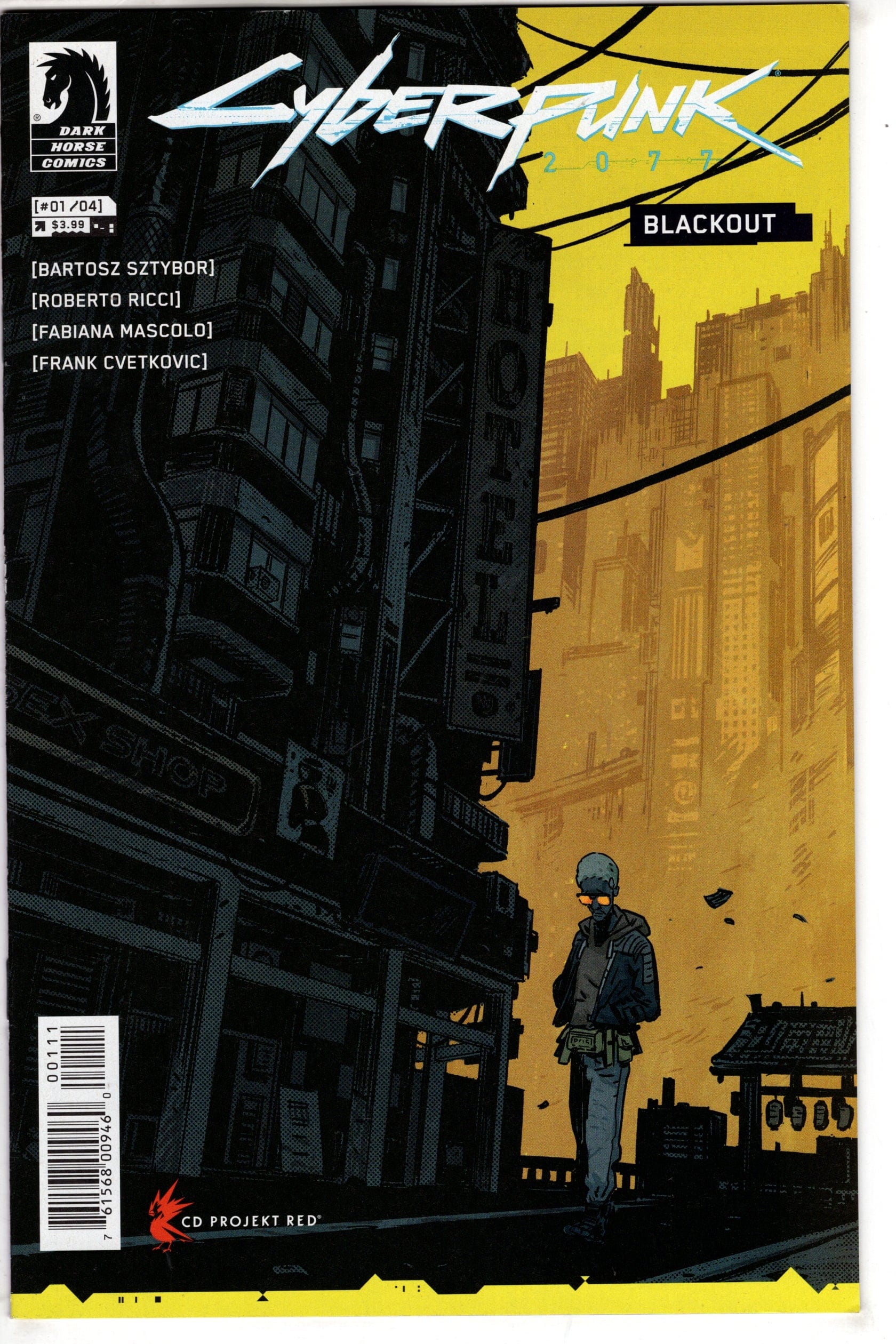 DARK HORSE COMICS COMIC BOOK CYBERPUNK 2077 BLACKOUT #1 (OF 4) CVR A RICCI (MR)