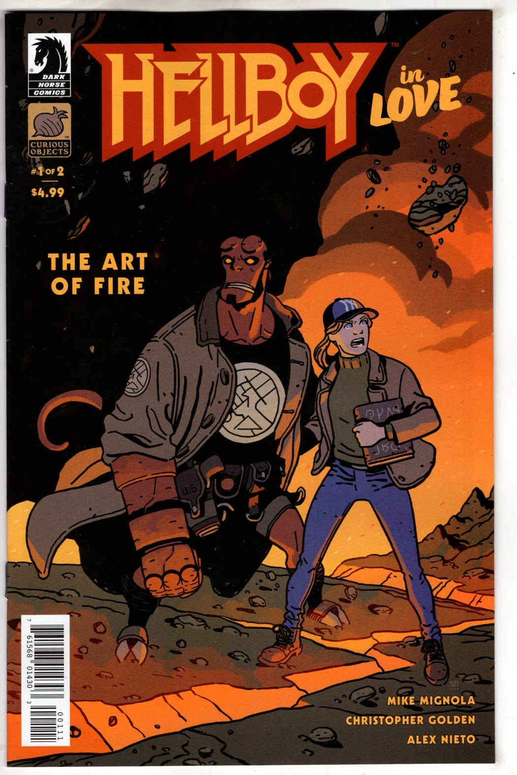 Dark Horse Comics COMIC BOOK Hellboy in Love: The Art of Fire #1 (CVR A) (Alex Nieto)