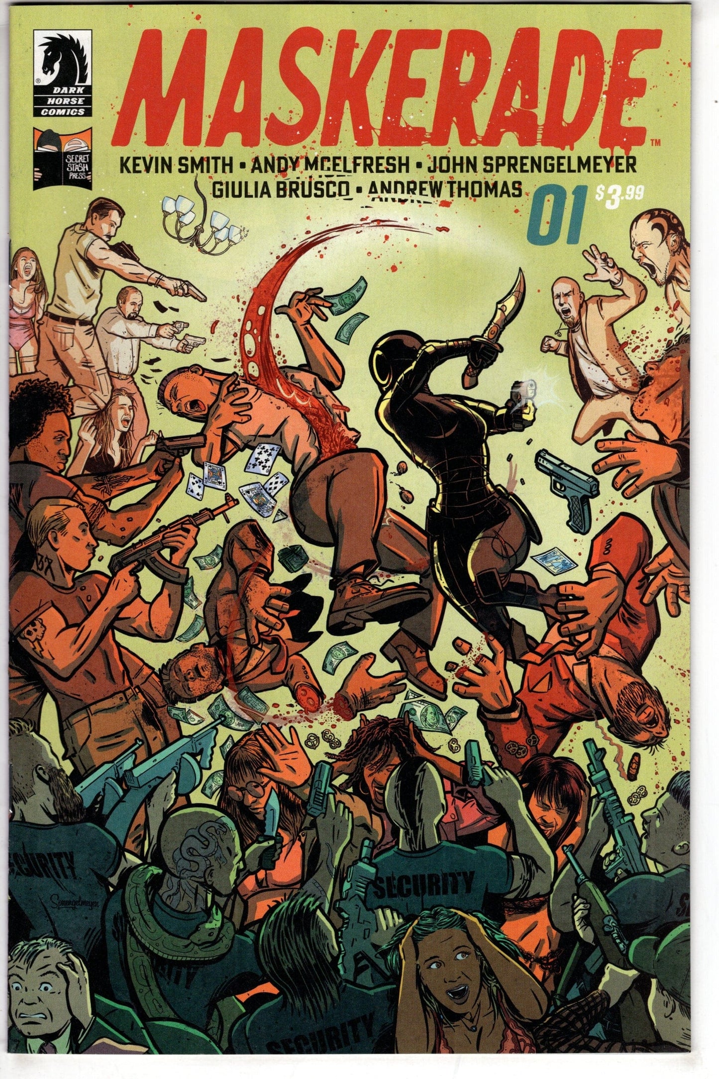 DARK HORSE COMICS COMIC BOOK MASKERADE #1 (OF 4) CVR A  SPRENGELMEYER