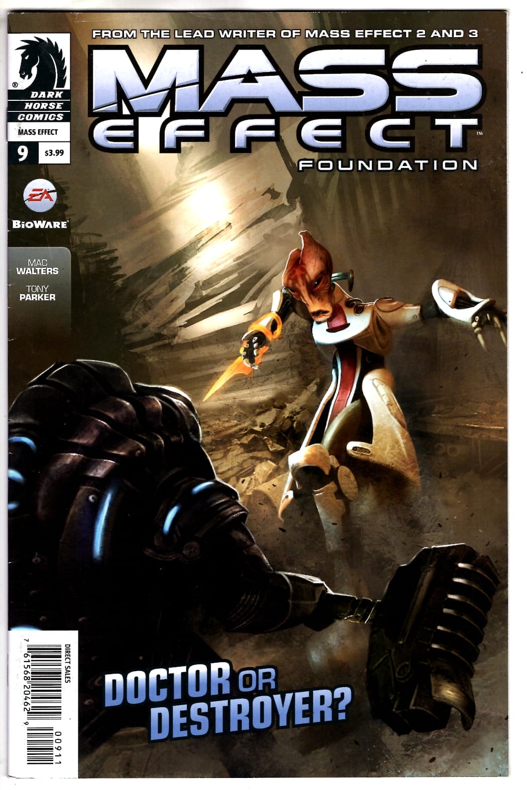 DARK HORSE COMICS COMIC BOOK MASS EFFECT FOUNDATION #9 (FN/VF)
