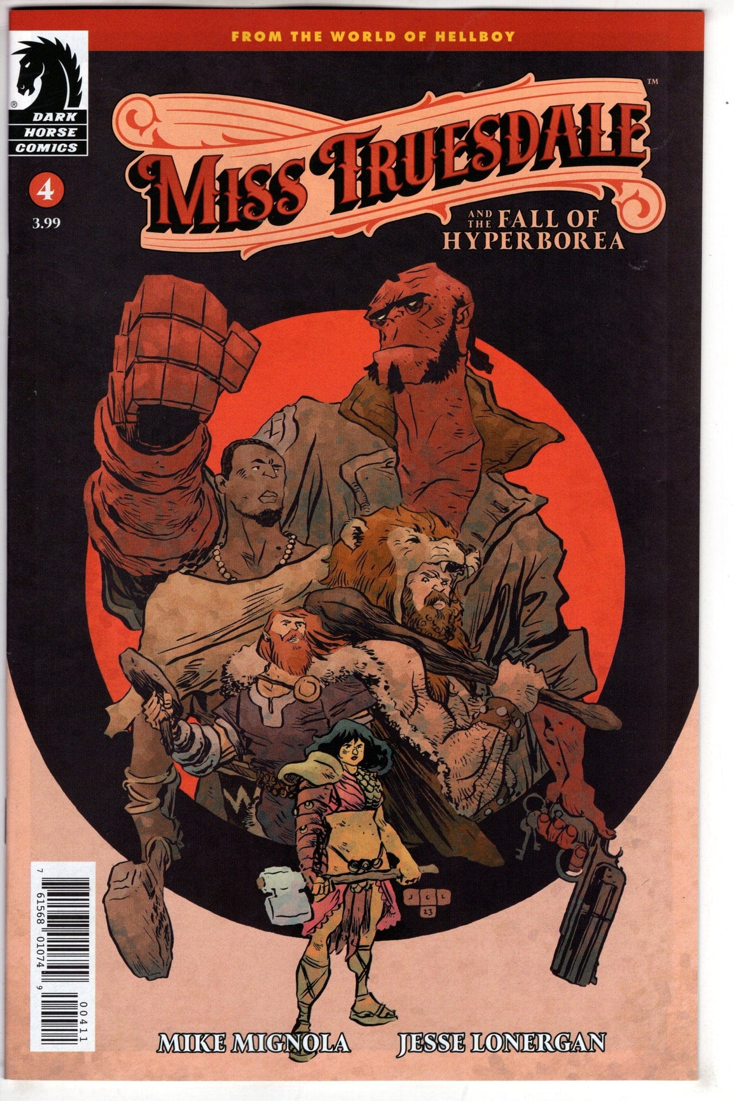 DARK HORSE COMICS COMIC BOOK MISS TRUESDALE &THE FALL OF HYPERBOREA #4 (OF 4) CVR A LONER