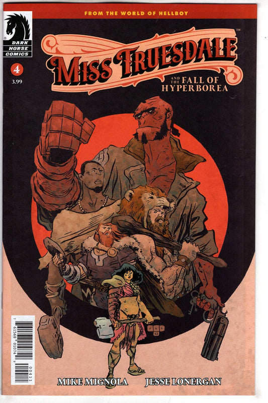 DARK HORSE COMICS COMIC BOOK MISS TRUESDALE &THE FALL OF HYPERBOREA #4 (OF 4) CVR A LONER