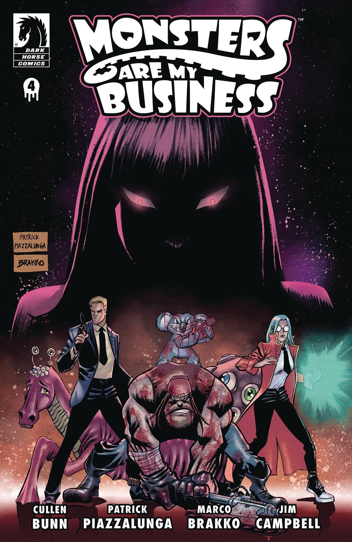 DARK HORSE COMICS COMIC BOOK MONSTERS ARE MY BUSINESS & BUSINESS IS BLOODY #4