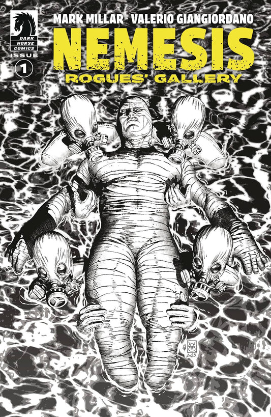 DARK HORSE COMICS COMIC BOOK NEMESIS ROGUES GALLERY #1 CVR B 10 COPY B&W