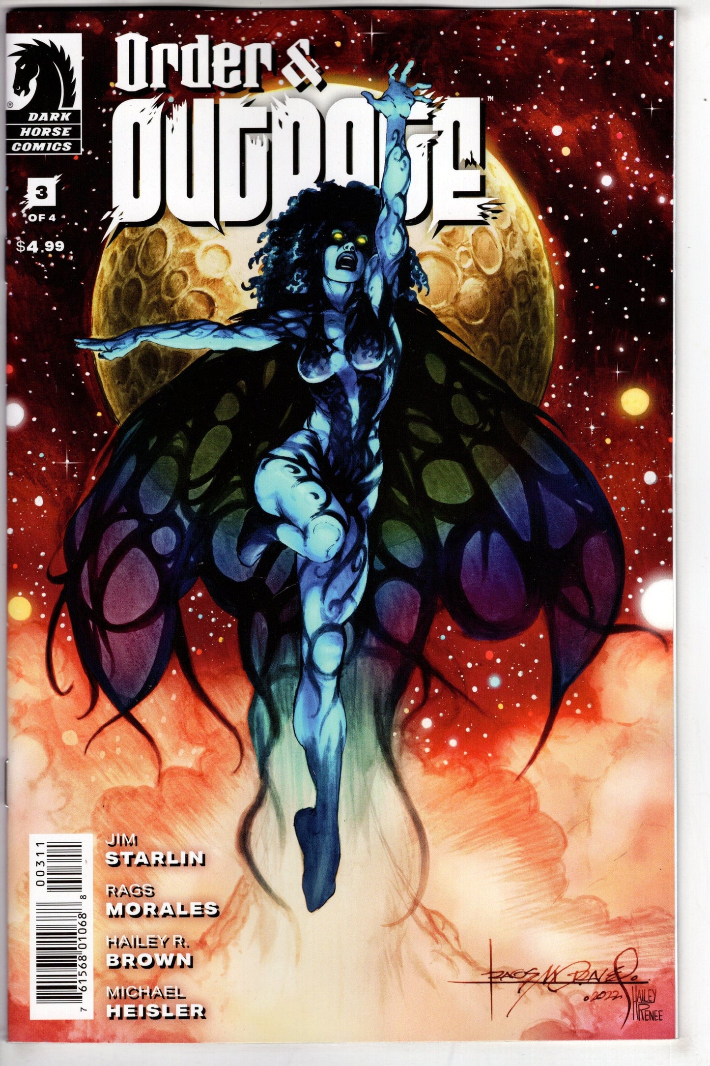 DARK HORSE COMICS COMIC BOOK Order And Outrage #3 (Of 4) Cover A Morales