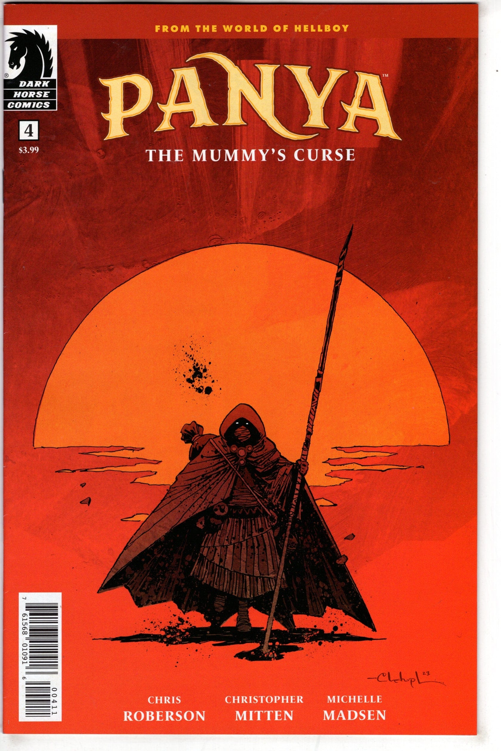 DARK HORSE COMICS COMIC BOOK PANYA MUMMYS CURSE #4