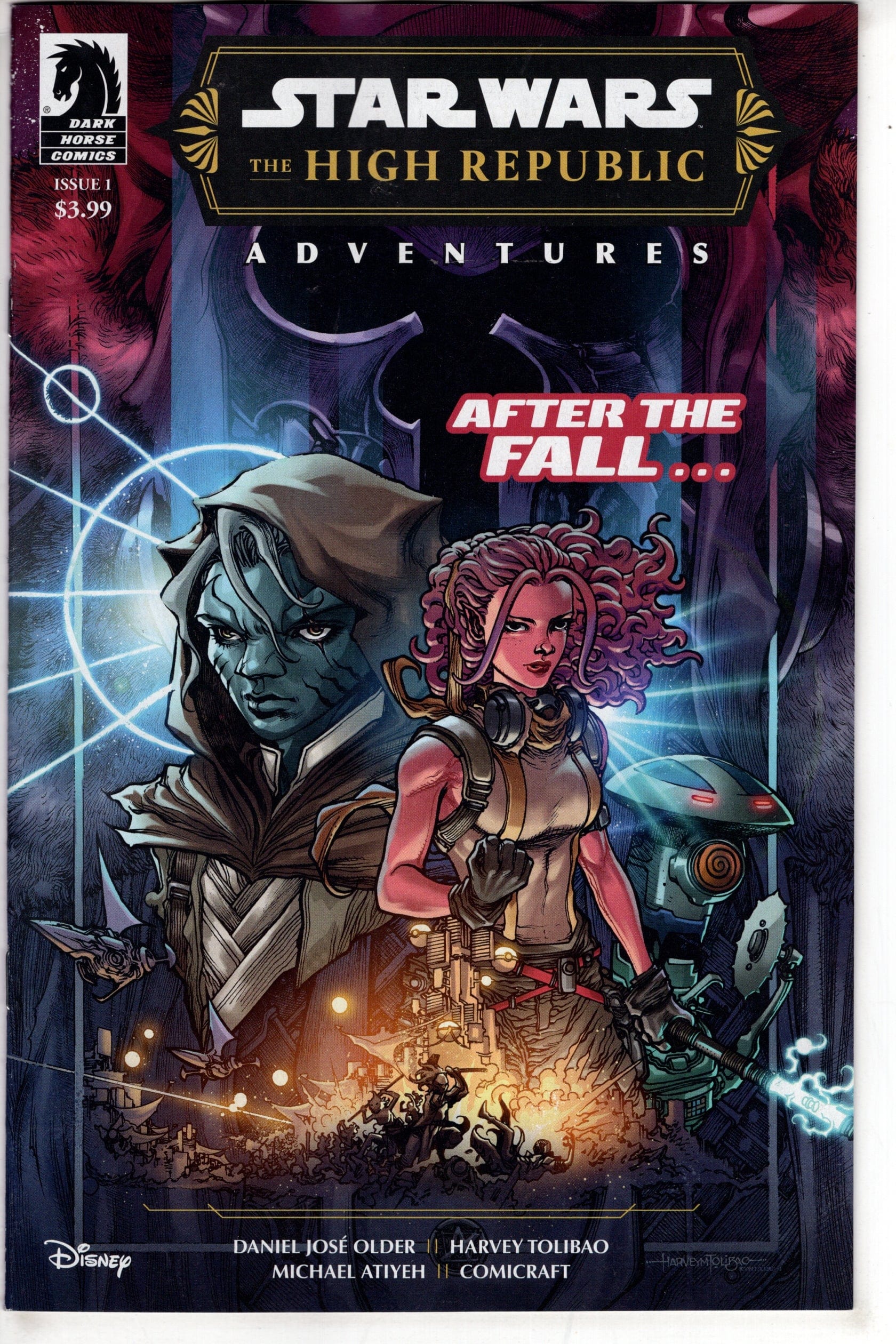 DARK HORSE COMICS COMIC BOOK STAR WARS HIGH REPUBLIC ADVENTURES PHASE III #1 CVR A TOLIBA