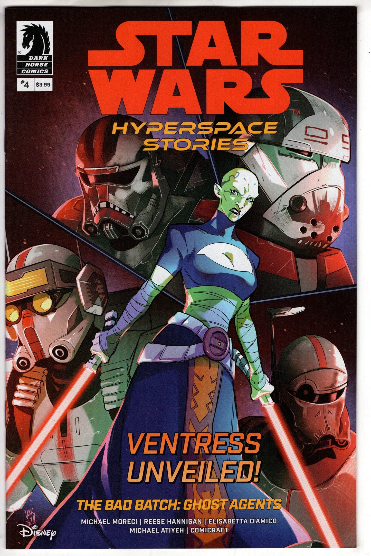 Dark Horse Comics COMIC BOOK Star Wars: Hyperspace Stories: The Bad Batch--Ghost Agents #4 (CVR A) (Valeria Favoccia)