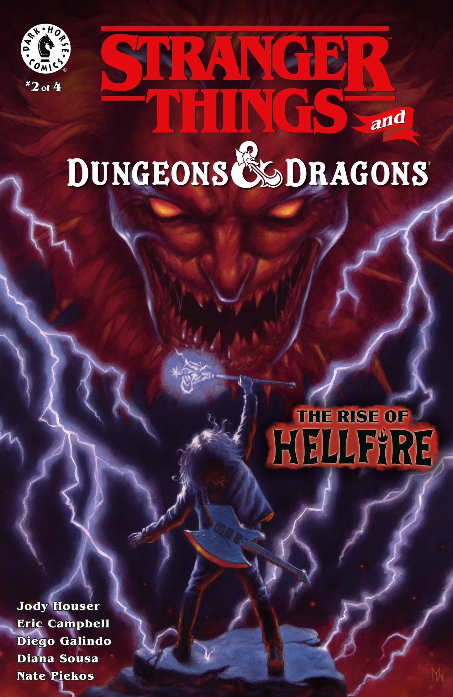 Dark Horse Comics COMIC BOOK Stranger Things and Dungeons & Dragons: The Rise of Hellfire #2 (CVR A) (Myles Wohl)