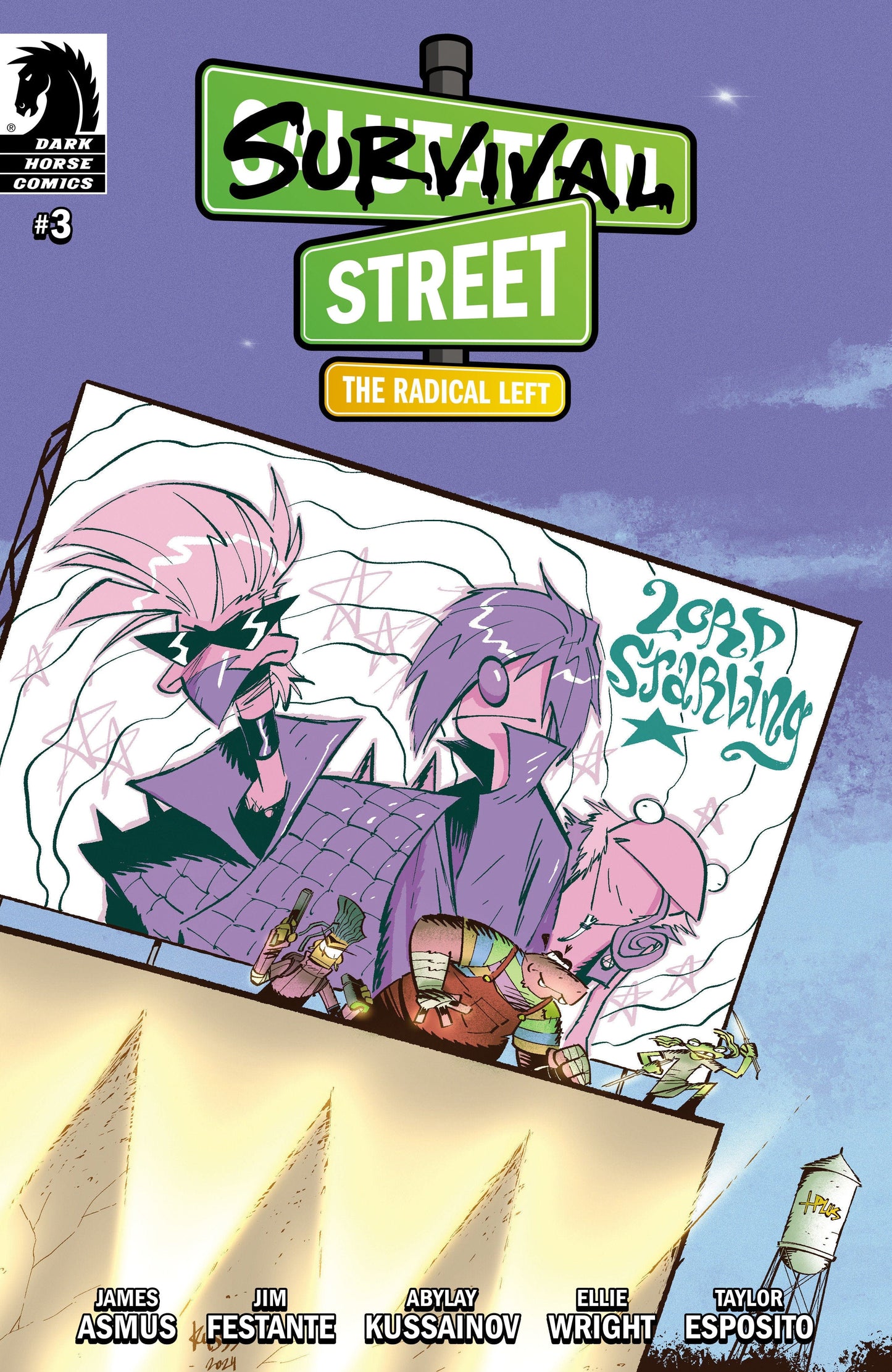 DARK HORSE COMICS COMIC BOOK Survival Street: The Radical Left #3 (Cover A) (Abylay Kussainov)