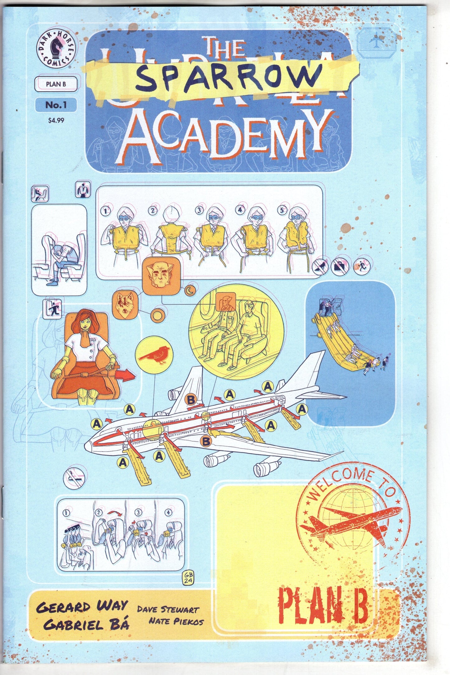 Dark Horse Comics COMIC BOOK The Umbrella Academy: Plan B #1 (CVR A) (Gabriel Bá)